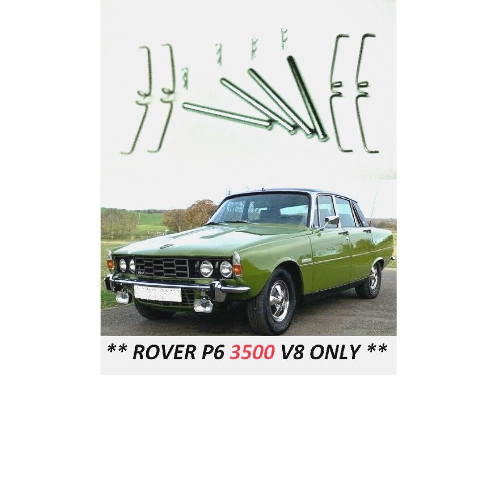 FRONT BRAKE PAD FITTING KIT - PINS & SPRINGS (Rover P6 3500 V8) (Apr 68- 77)